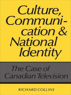 cover image of Culture, Communication and National Identity